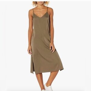 NWT The Drop Olive Green Slip Dress Sz M